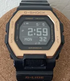 【極美品】カシオG-SHOCK Gライド PGカラーGBX-100NS-4JF G-SHOCK GBX-100NS-4JF G-LIDE スマートフォンリンク デジタル