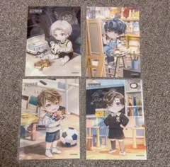 未定事件簿　3周年期間限定　全員ブロマイド4点セット