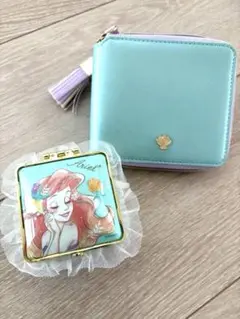 Disney アリエル　ジュエリーケース、財布2点セット
