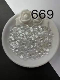 669ガラスナギット　ダイクロmixクリア