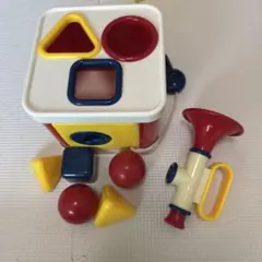 ボーネルンド　Ambi Toys 型はめパズル　ラッパ　形合わせおもちゃ