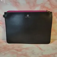 新品　マリークワント　ニットバッグ　クラッチバッグ　黒 マリークワント MARY QUANT デイジーパッチソフト トート