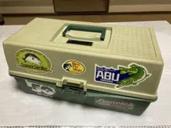 【1990s USA vintage】フェンウィック　タックルボックス　 工具箱 ビンテージ90's○Fenwick 1050タックルボックスオレンジ