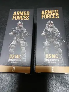 joytoy USMC ARMED FORCES 1/18フィギュア D、 E