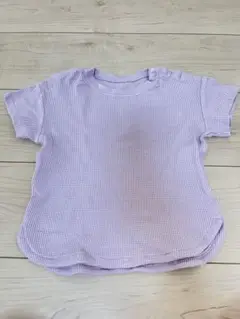薄ピンク　くすみピンク　Tシャツ 90cm GU