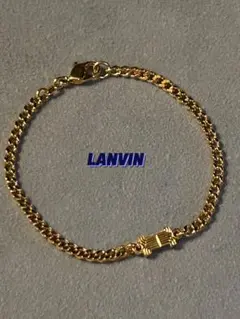 LANVIN ゴールド 喜平 チェーン ブレスレット