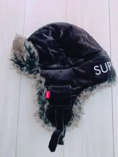 SUPREME Velvet Polka Dot Trooper Cap