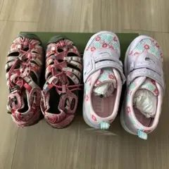 keenサンダル、ムーンスター21センチ