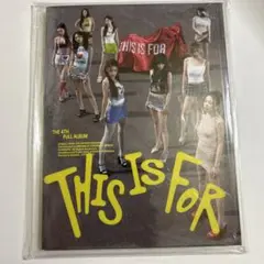 TWICE THIS IS FOR CD アルバム THIS ver