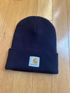 Carhartt ネイビー ニット帽