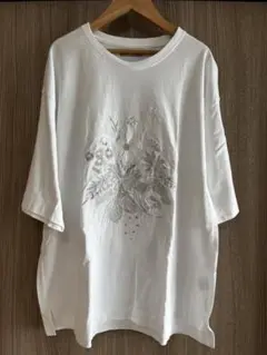 welise 花柄プリント オーバーサイズTシャツ