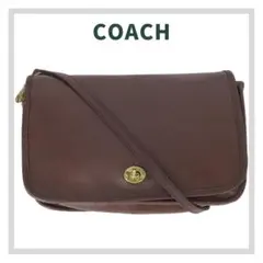 coach コーチ オールドコーチ ショルダー ブラウン レザー