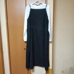 夏のコーデに悩まない！インナー付ジャカードキャミワンピ