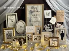 ウェルカムスペース✨挙式 結婚式装飾 ペーパーアイテム付まとめ売り ブライダル