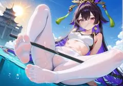 アートポスター A4 AI 美女 イラスト G0475