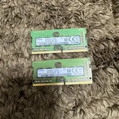 Samsung 8GB DDR4 1Rx8 PC4ー2400T x2枚　16GB