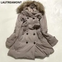 良品☆LAUTREAMONT ダウンコート ダブル ベージュ フェザー
