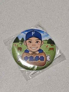 北海道日本ハムファイターズ　中島卓也　選手　バッジ