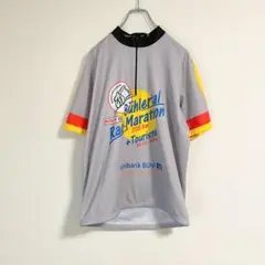レトロ　サイクリングシャツ　ユーロ古着　ドイツ　ツーリング　ロードバイク