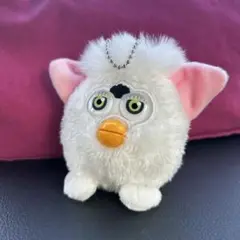 【最終処分】レトロファービー　ぬいぐるみマスコットきーホルダーホワイト