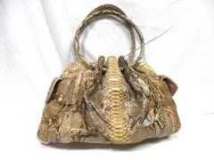 DEORON　パイソン ヘビ革　トートバッグ　未使用保管品