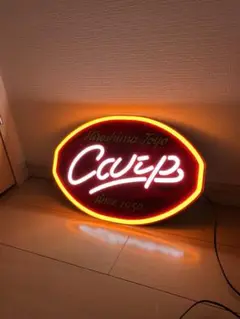 ※交渉可能※広島カープ限定グッズ、CARPネオンサイン風LED