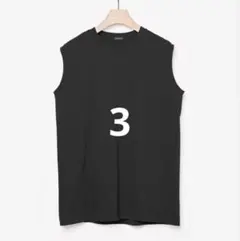 【極美品】24SS COMOLI 『サープラスタンクトップ 』BLACK 3 極美品】24SS COMOLI 『サープラスタンクトップ 』BLACK 3