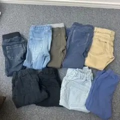 人気ブランド 子ども服90〜110ズボン9点まとめ売り