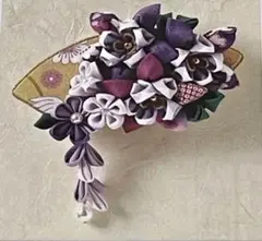 【静御前】繊細な花びら重なるつまみ細工　つまみ細工　キット