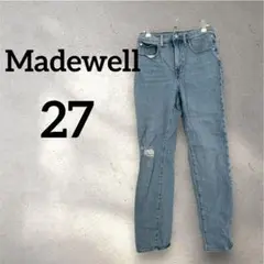 Madewell 【27】 ストレートデニム ライトブルー