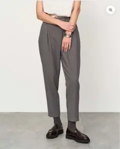soeju ウールライクタックパンツ L グレー