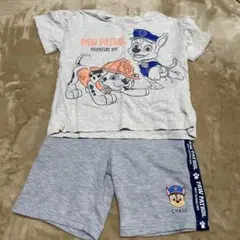 パウパトロール☆120サイズ Tシャツハーフパンツセット