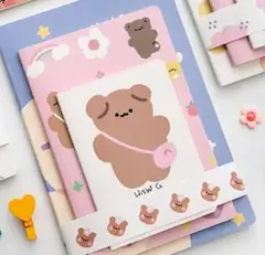 クマデザインのA5ブックカバーセット