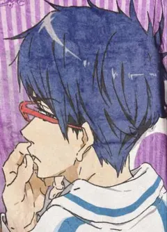 Free!くじ プールサイドタオル 竜ヶ崎怜