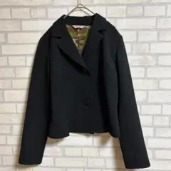 【ノリコ】noriko レディーステーラードジャケット　黒　 L 良品