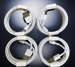 4本1m iPhone 充電器ライトニングケーブル Apple純正品質Aauy1
