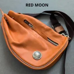 【未使用級】REDMOON オールレザー ショルダーバッグ コンチョ