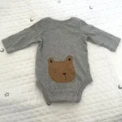 baby GAP グレー クマロンパース 0-3ヶ月