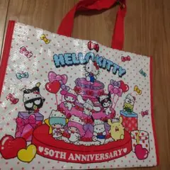 ハローキティ 50周年記念 トートバッグ　サンリオ　キティーちゃん