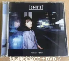 ★SHE'S『Tonight/Stars』初回限定盤CD＋DVD☆帯付☆美品