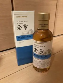 ニッカ ウイスキー シングルモルト 余市 ピーティu0026ソルティ 180ml