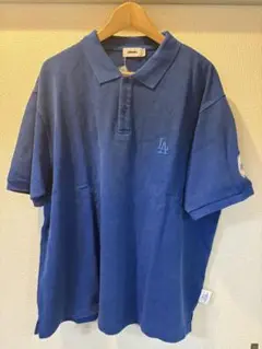 atmos LAロゴ ポロシャツ XL ブルー