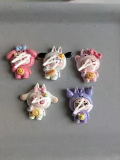 らぶぶリオコラボ デコレーションパーツ 5個セット