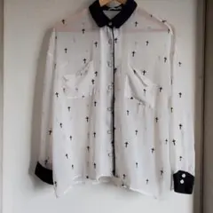 e hyphen wold gallery 十字架 クロス シアーシャツ