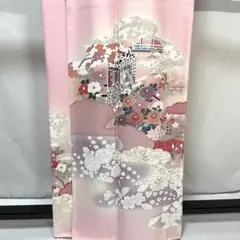 C315正絹　袷　訪問着　金彩　着物