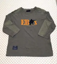 EBX 長袖カットソー オリーブ色　7分そで