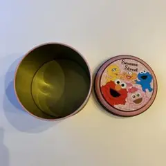 【エルモ】菓子缶　空き缶