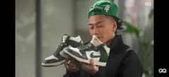 yellowbucks着用　Nike Dunk スニーカー　プログリーン
