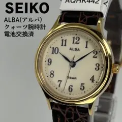 未使用品 SEIKO セイコー アルバ 全数字ダイヤル クォーツ時計
