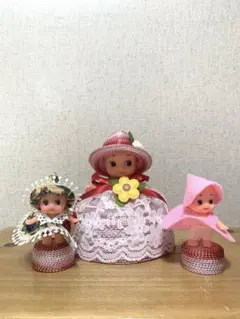 キューピー人形 置物 3体セット